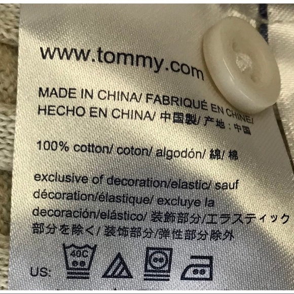 Tommy Hilfiger Cream Cable Knit Sweater NWT - Picture 6 of 6